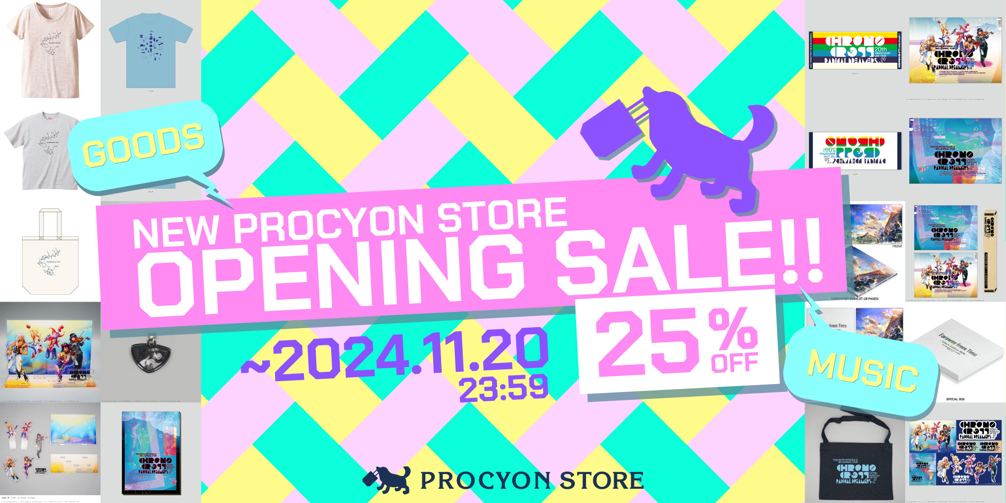 New Procyon Store Opening Sale (25% Off) 2024年11月20日23:59まで